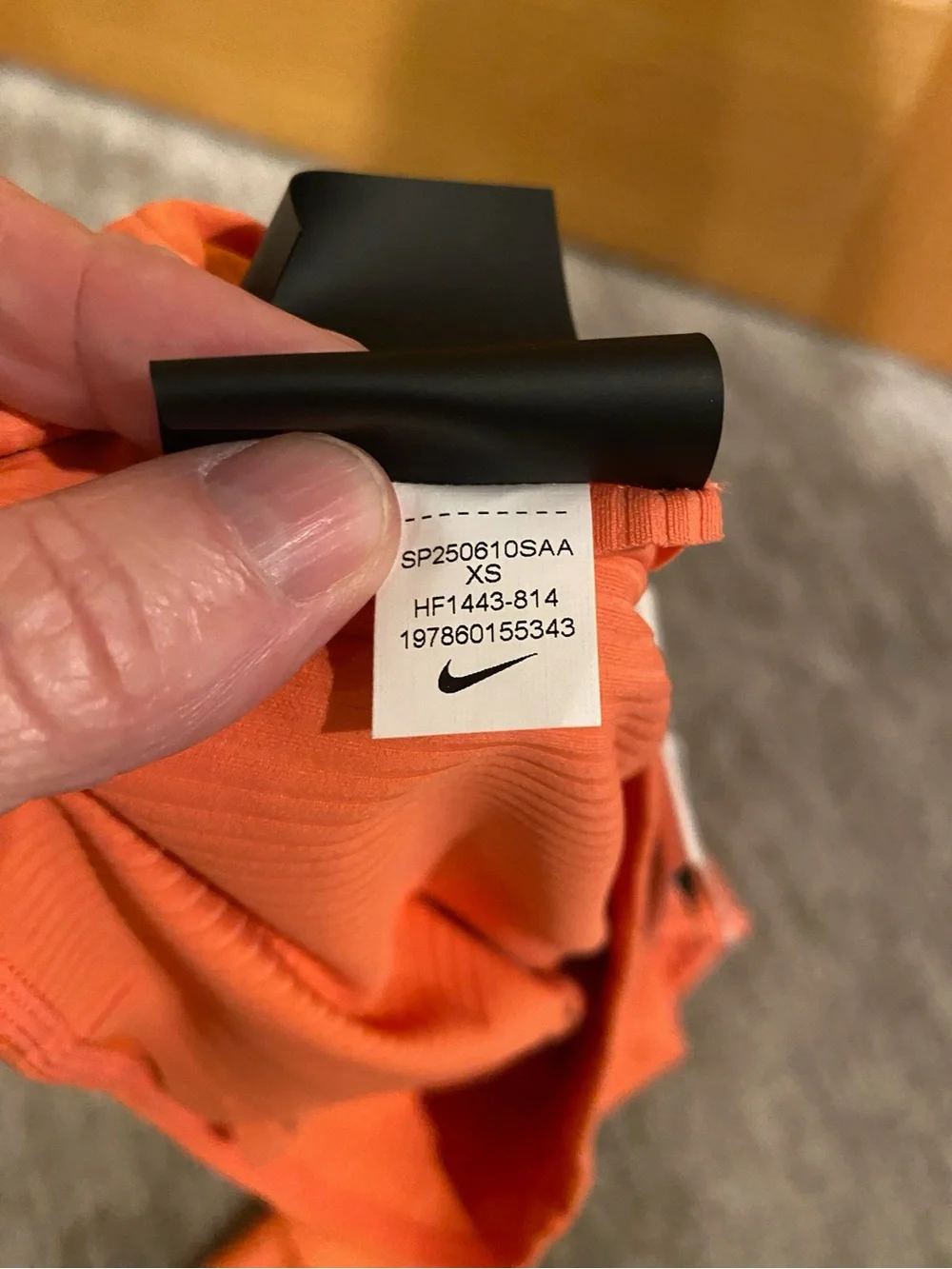 NWT Nike Women's Zenvy Rib Gentle-Support High-Waisted 7/8 Leggings Size XS
